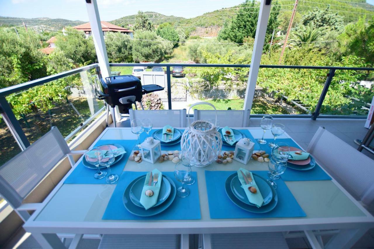 ☆ Vista Luxury Suites ☆ Toroni Halkidiki 3Br Eksteriør bilde